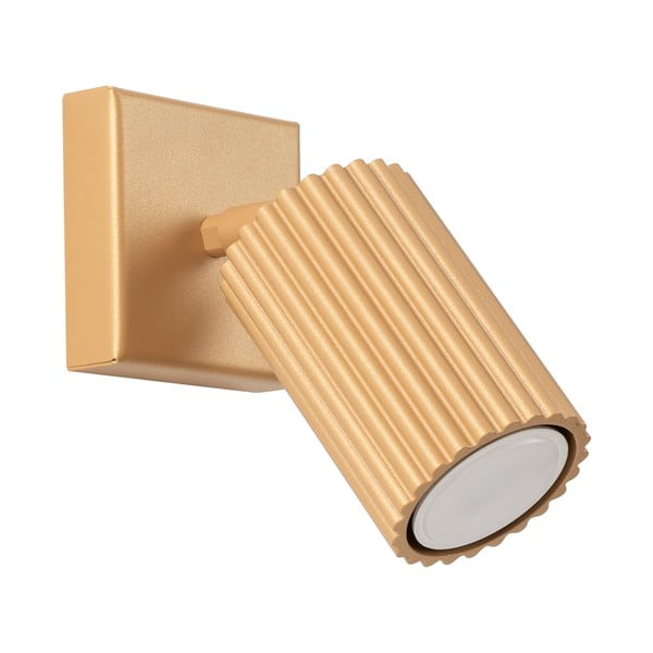 Točkovno svetilo v zlati barvi 8x16 cm Gleam – Sollux