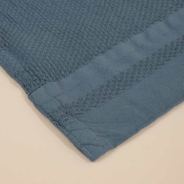 Modro bombažno pregrinjalo za zakonsko posteljo 160x220 cm Hasir - Mijolnir-image-2