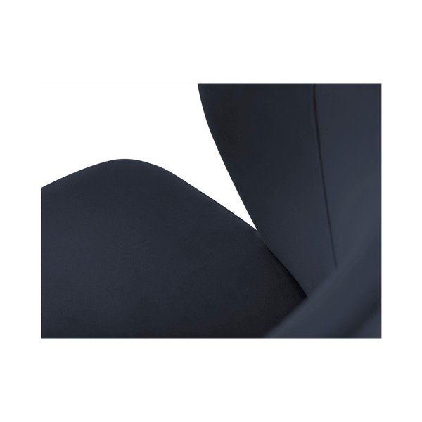 Temno modri jedilni stol z žametnim oblazinjenjem Windsor & Co Sofas Elpis-image-4