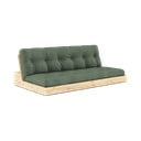 Zelena raztegljiva sedežna garnitura 196 cm Base – Karup Design