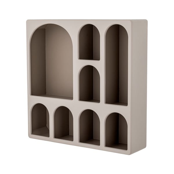 Sivo-bež večnivojska polica 48 cm Graphia – Bloomingville-image-2