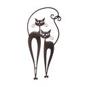Kovinska stenska dekoracija Dakls Cats II