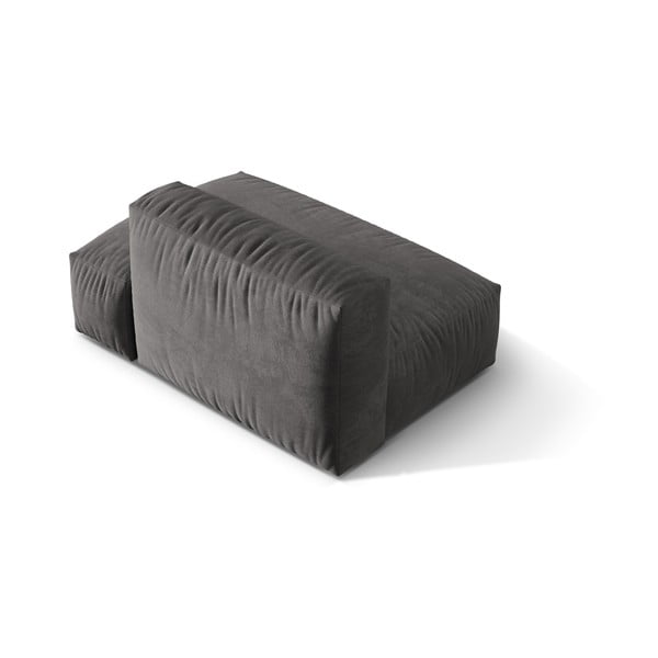 Siv žameten modul za sedežno garnituro (desni kot) Martina – Micadoni -image-2