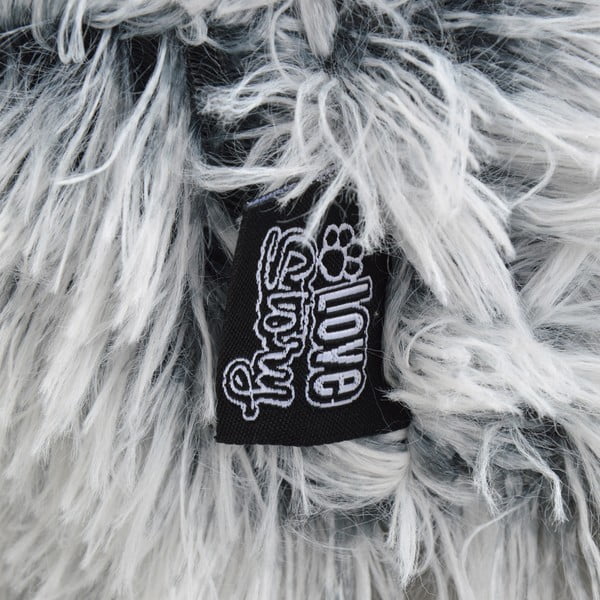 Bela podloga za pse 100x70 cm Fluffy Heather – Love Story-image-4