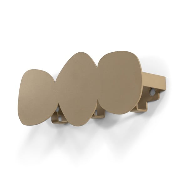 Bež kovinski stenski obešalnik 35 cm Tumulo – Spinder Design-image-2