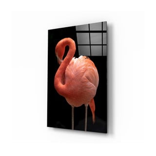 Steklena slika Insigne Flamingo