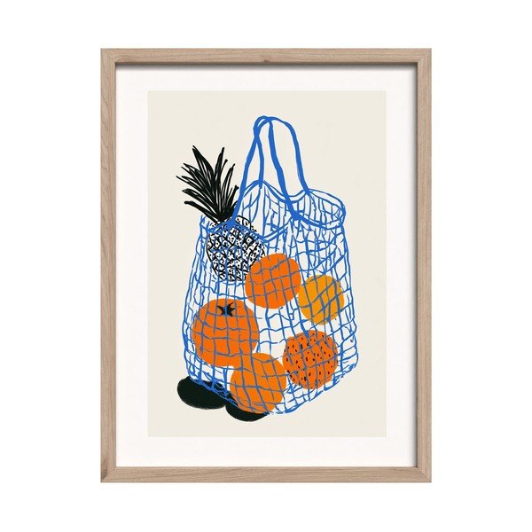 Tiskana slika z okvirjem 30x40 cm Summer Fruit – Styler