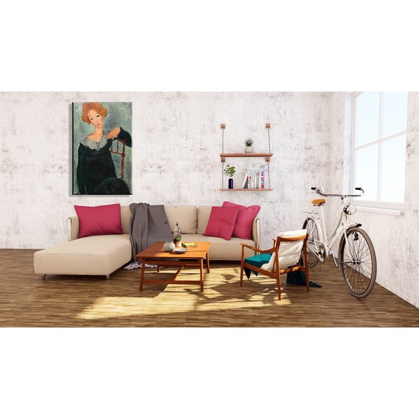 Reprodukcija slike Amedeo Modigliani - Woman with Red Hair, 60 x 40 cm-image-1