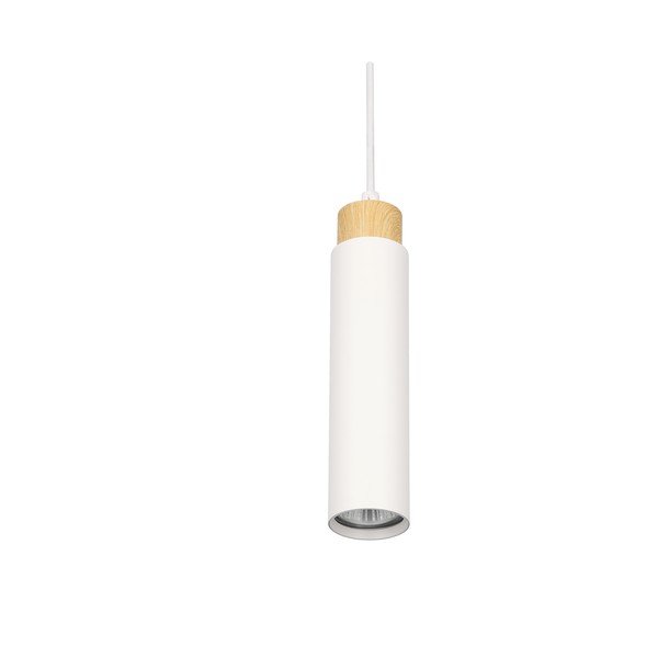 Bela/naravna viseča svetilka s kovinskim senčilom Claro – Candellux Lighting-image-2
