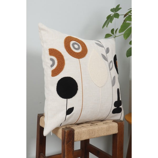 Lanena prevleka za blazino 43x43 cm Sunflower – Mioli Decor-image-2