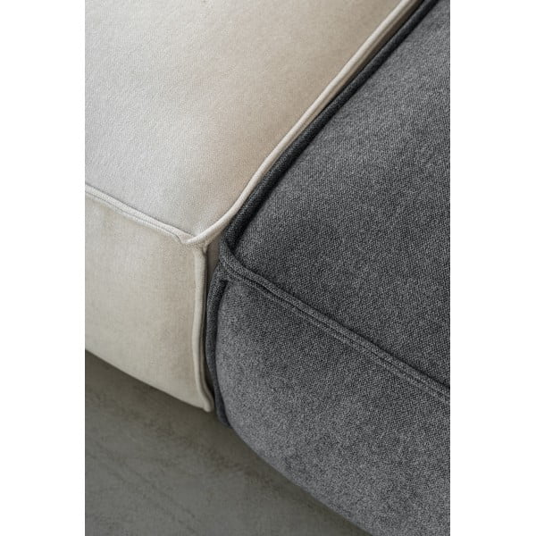 Siv modul za sedežno garnituro (sredinski modul) Flex Felix – Miuform-image-3