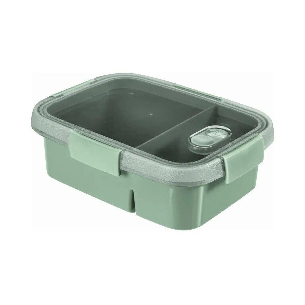 Zelena škatla za malico Curver To Go Dual, 900 ml