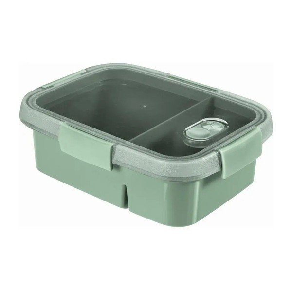 Zelena škatla za malico Curver To Go Dual, 900 ml