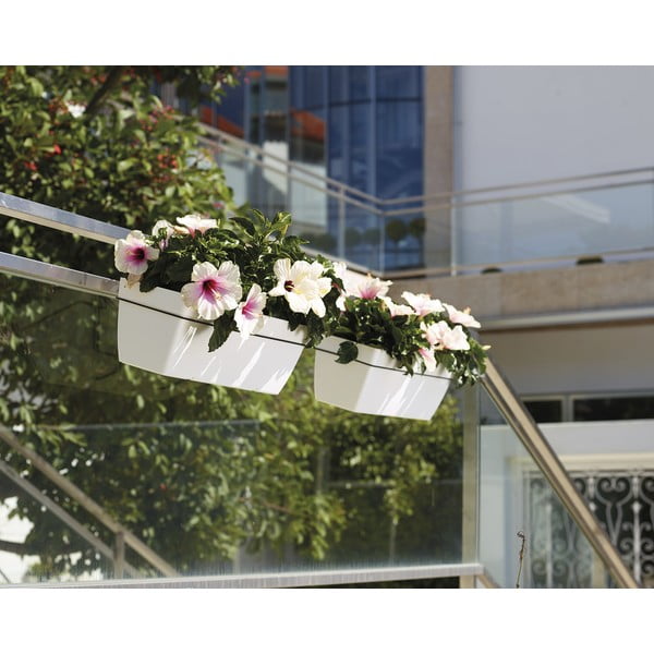 Samozalivalno cvetlično korito iz reciklirane plastike 50 cm Capri – Artevasi-image-1