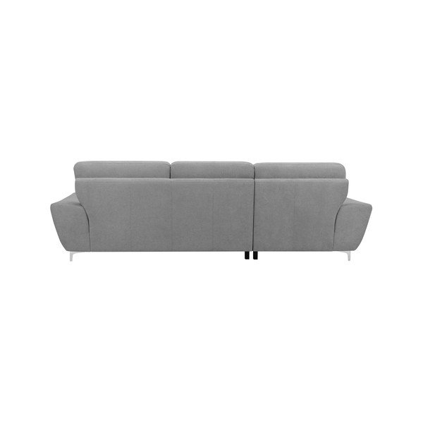 Svetlo siva Windsor & Co Sofas Omega raztegljiv kavč, desni kot-image-2
