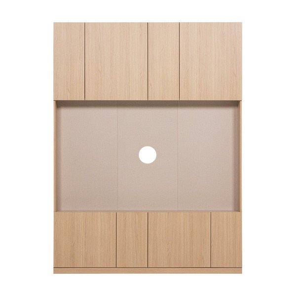 Modularni TV komplet v naravni barvi 160x215 cm Build – WOOOD