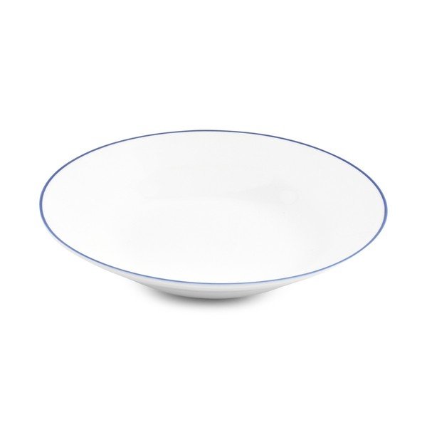 Bel jušni porcelanast krožnik ø 23 cm Basic White – BonBistro-image-1