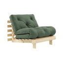 Raztegljiv fotelj Karup Design Roots Raw/Olive Green