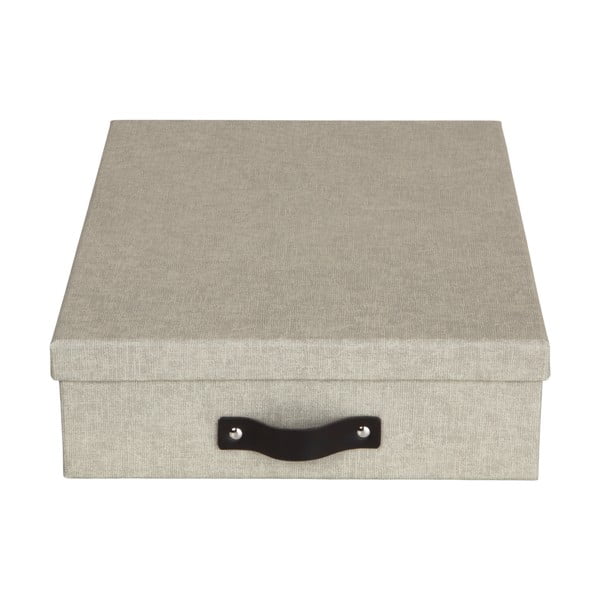 Bež škatla za shranjevanje Bigso Box of Sweden Oskar-image-3