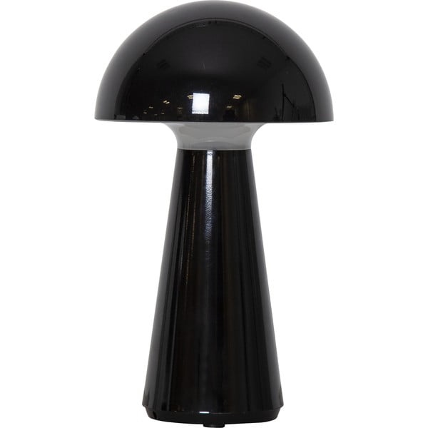 Črna LED zatemnitvena namizna svetilka (višina 28 cm) Mushroom – Star Trading