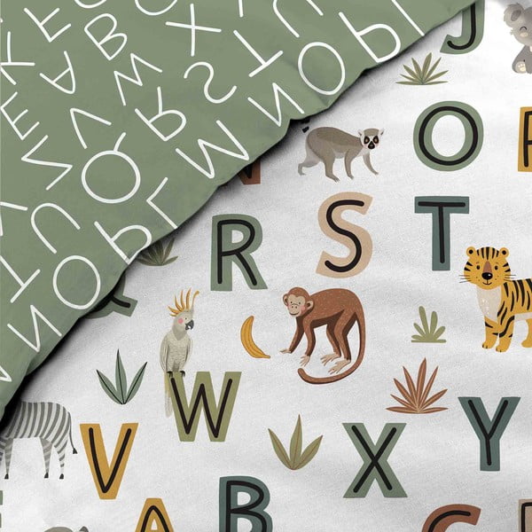 Enojna bombažna otroška posteljnina 140x200 cm Tigry – douceur d'intérieur-image-2