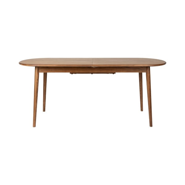 Raztegljiva jedilna miza z dodatno ploščo z mizno ploščo v orehovem dekorju 90x180 cm Twist – Zuiver