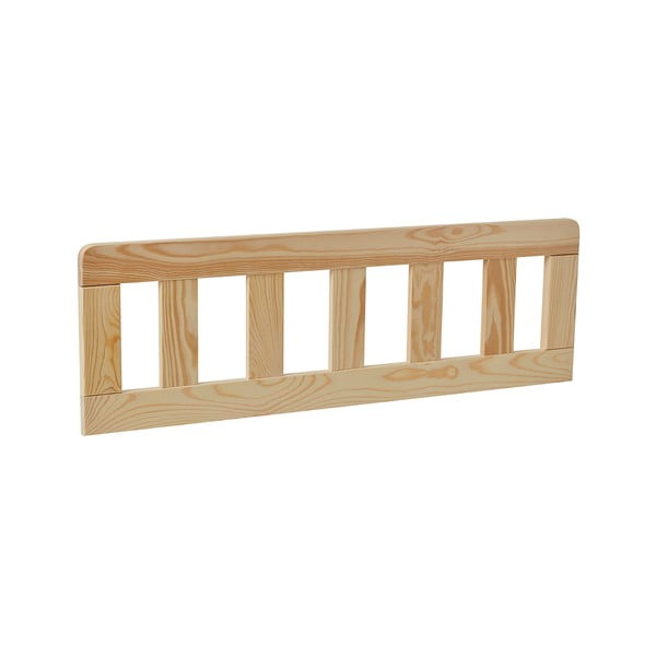 Komplet 2 rjavih lesenih pregrad za otroško posteljico Pinio Classic, 200 x 90 cm