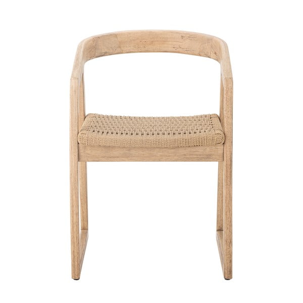 Jedilni stol iz masivnega kavčukovca v naravni barvi Serrone – Bloomingville-image-2