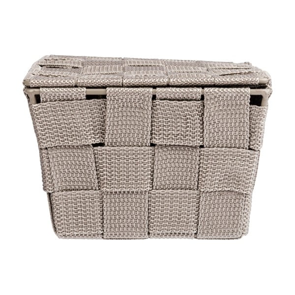 Rjava košara s pokrovom Wenko Adria-image-1