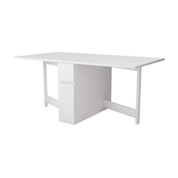 Bela zložljiva večnamenska miza Woodman Kungla-image-2