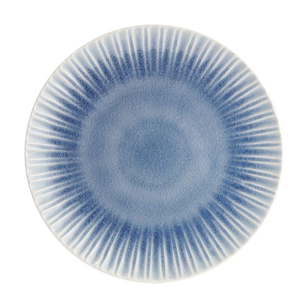 Modri lončeni krožnik Ladelle Mia, ⌀ 27,5 cm