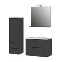 Antracitno siv komplet pohištva za kopalnico Crandon – Germania
