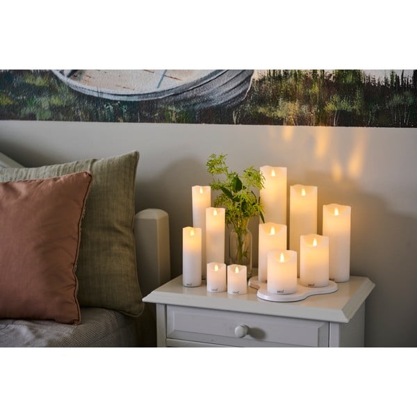 LED sveče v kompletu 3 ks (višina 15 cm) Sara – Sirius-image-1