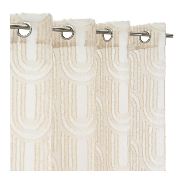 Bež prosojna zavesa 140x260 cm Relief Arch – Casa Selección-image-2