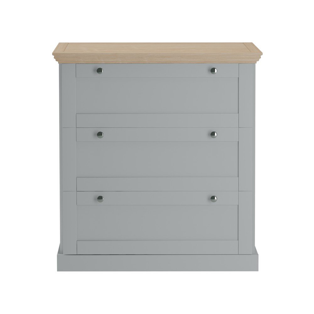 Siva visoka komoda 75x80 cm Binz