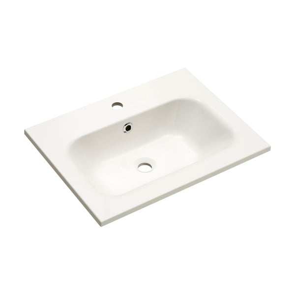 Beli umivalnik iz litega marmorja 61x46 cm Set 923 - Pelipal