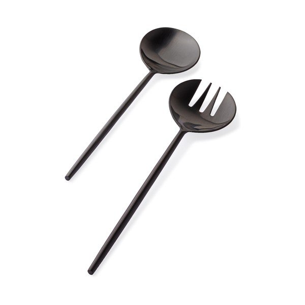 Pribor za solato 2 ks iz nerjavečega jekla Bronte – Bizzotto-image-1