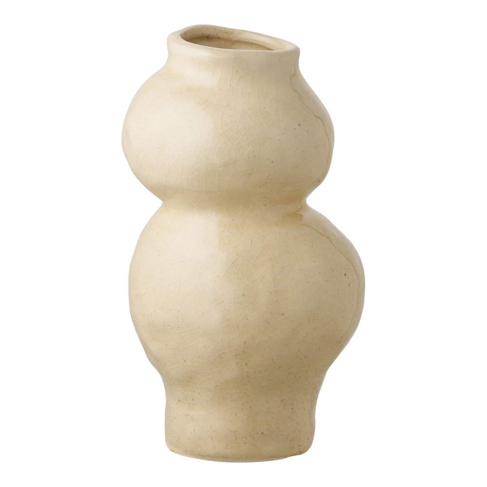 Bež keramična vaza (višina 19,5 cm) Rona