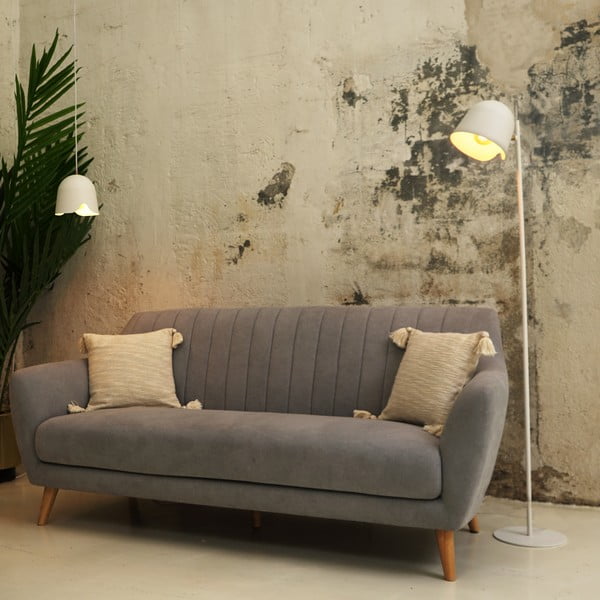 Bela talna svetilka SULION Paris, višina 150 cm-image-1