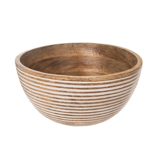 Lesena skleda v naravni barvi ø 24 cm Mango - Orion