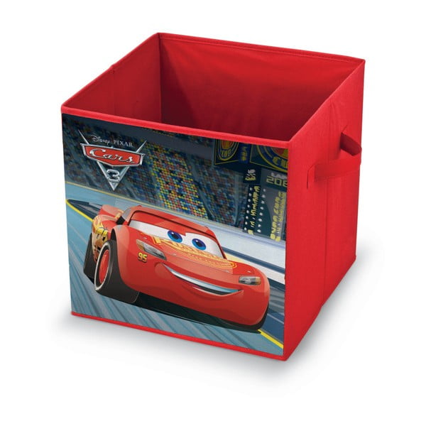 Rdeča škatla za shranjevanje Domopak Living Cars