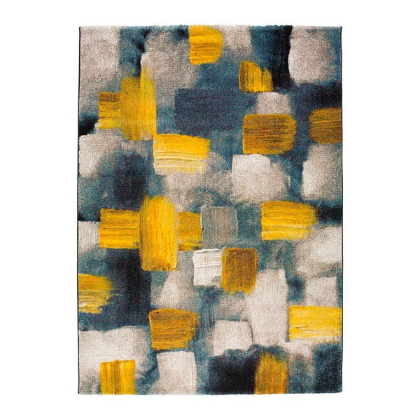 Modro-rumena preproga Universal Lienzo, 160 x 230 cm