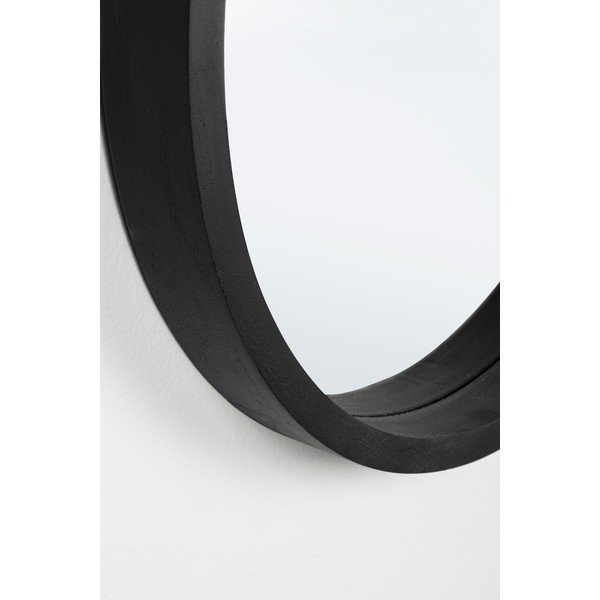 Stensko ogledalo z lesenim okvirjem ø 52 cm Tiziano – Bizzotto-image-3
