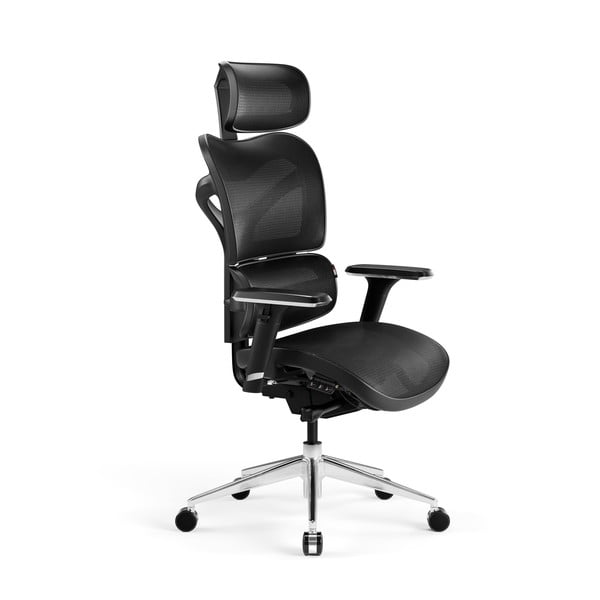 Črn pisarniški stol V-Commander – Diablo Chairs