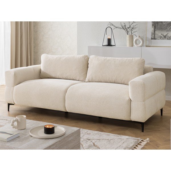 Kremno bela sedežna garnitura 217 cm Helio – Ropez-image-4