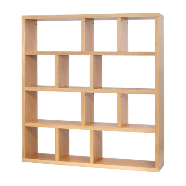 Rjav regal v hrastovem dekorju 150x159 cm Berlin – TemaHome-image-2