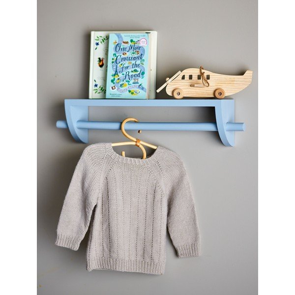 Modra otroška polica iz masivne pavlonije 60 cm Mingus – Bloomingville Mini-image-2