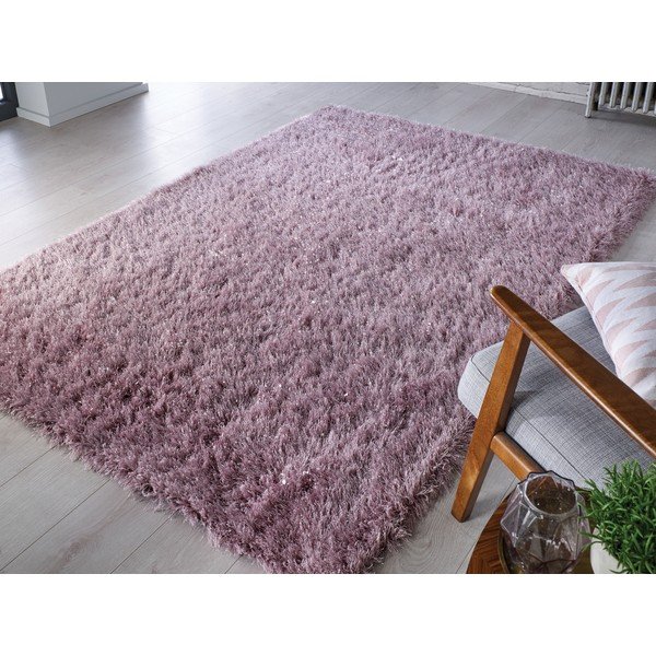 Vijolična preproga Flair Rugs Dazzle Mauve, 120 x 170 cm-image-1