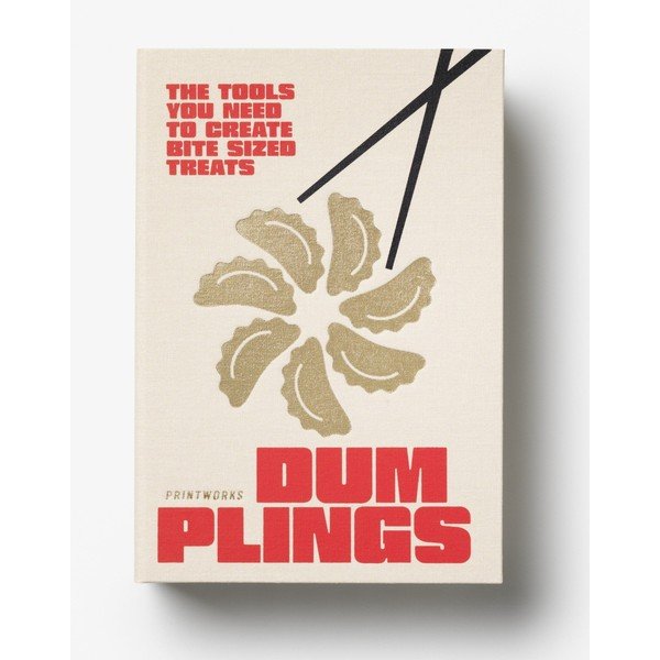 Bež komplet jedilnih paličic iz nerjavečega jekla za 4 osebe The Essentials - Dumpling Tools – Printworks
