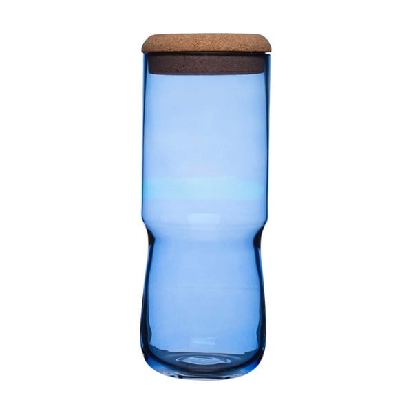 Modra vaza/ škatla Sagaform SEA Aqua Tall